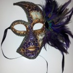 Venetian style mask