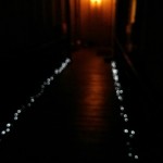 Golden runway faerie lights